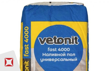 Наливной пол Weber-Vetonit 20 кг универсальный