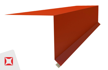 Планка карнизная оранжевая 100х65 мм Grand Line