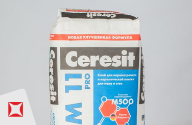 Плиточный клей Ceresit C1 25 кг водостойкий