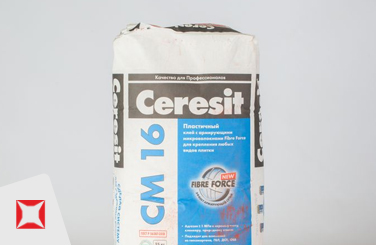 Плиточный клей Ceresit С2ТЕ 25 кг для керамогранита 