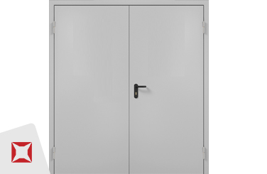 Противопожарная дверь металлическая 1300х2075 мм ГОСТ Р 57327-2016