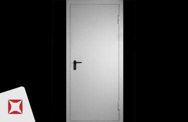 Противопожарная дверь металлическая 1050х2075 мм ГОСТ Р 57327-2016