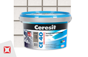 Затирка для плитки Ceresit 2 кг антрацит