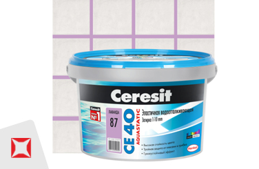 Затирка для плитки Ceresit 2 кг лаванда