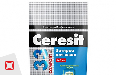 Затирка для плитки Ceresit 2 кг персик в пакете