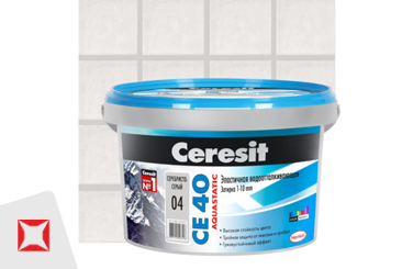 Затирка для плитки Ceresit 2 кг серебристо-серая