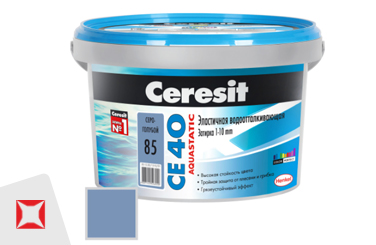 Затирка для плитки Ceresit 2 кг серо-голубая
