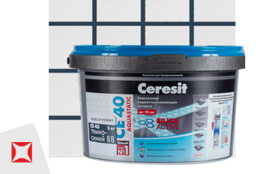 Затирка для плитки Ceresit 2 кг темно-синяя